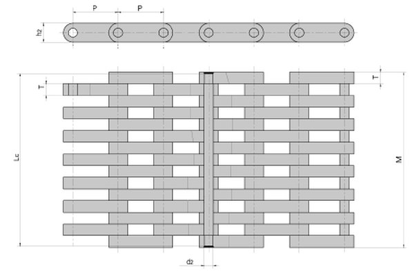 LF155 Floor Chain for Steel Mills